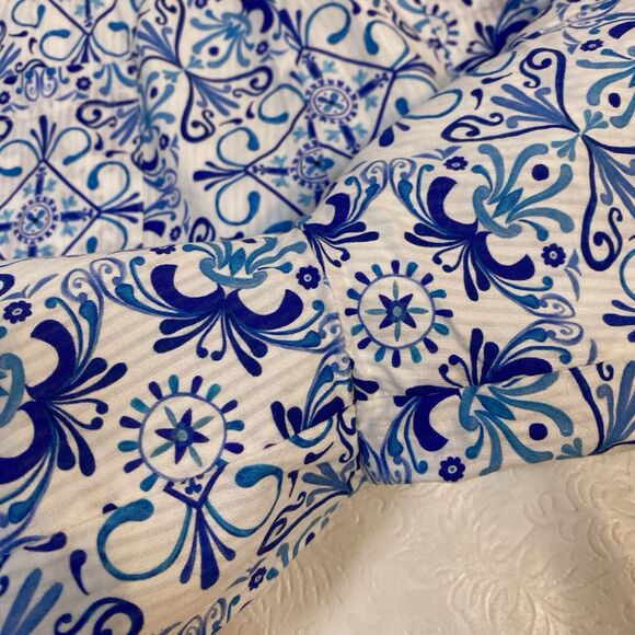 Hill House Unisex sz L The Leo Short Blue Mosaic - Picture 8 of 11